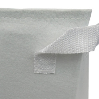 Pot textile blanc 7 litres - Texpot