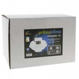 Extracteur air 1100m3/h 150mm - Prima Klima PK150EC-TC