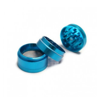 Grinder 4 parties pollinator anodisé bleu Ø 40 mm