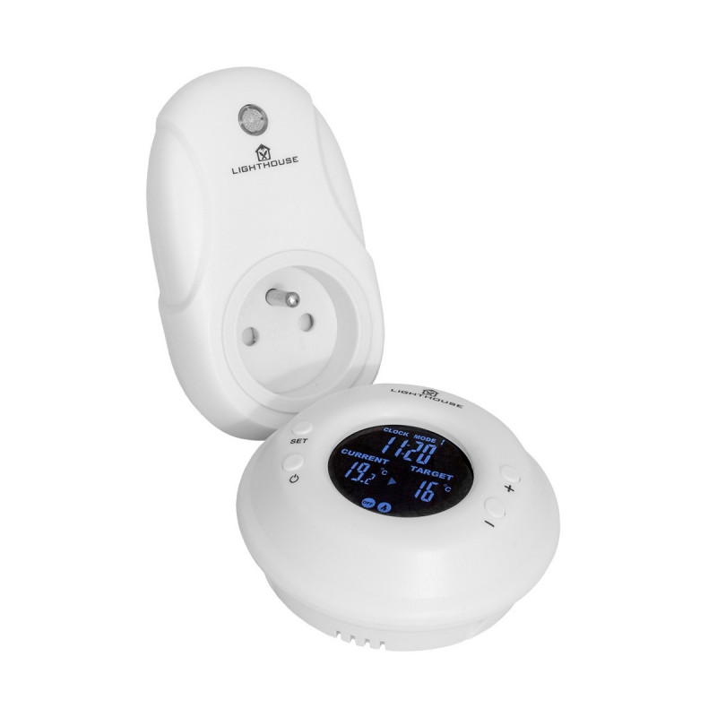 Thermostat inversable sans fil lighthouse