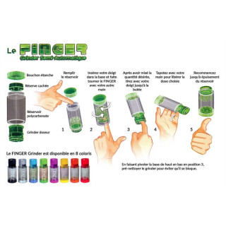 Grinder finger semi automatique