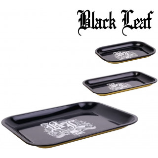 Plateau de roulage Black Leaf - 18 x 17 cm