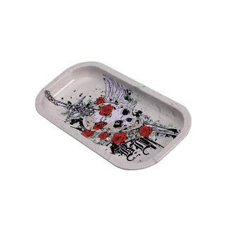 Plateau black leaf - 21 x 10.5 cm
