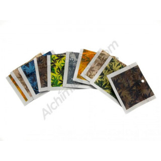 Sachet zip thermoscellable avec motifs 9 x 8 cm - par 20 unités