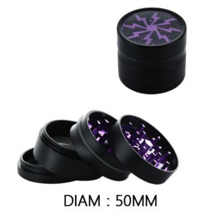 Grinder Alu 50mm 4 parties violet - SD500