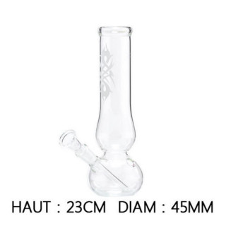 Bang en verre 23 cm tribal tatoo - 1210