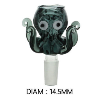 Douille en verre Octopus - noir - GA21