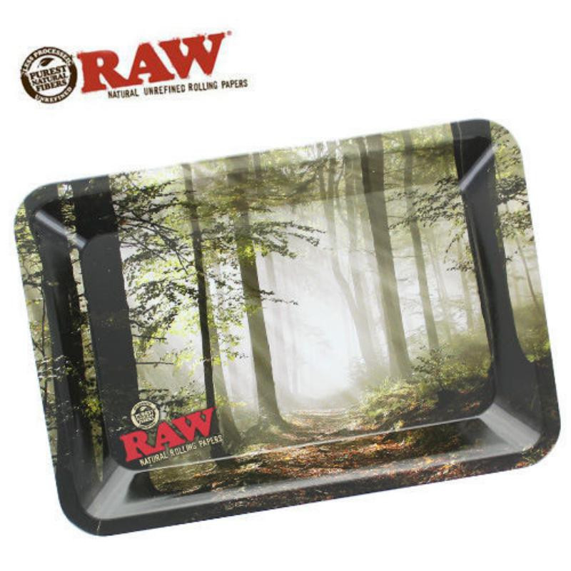 Plateau de roulage métal 18 x 12,5 cm - Raw Forest