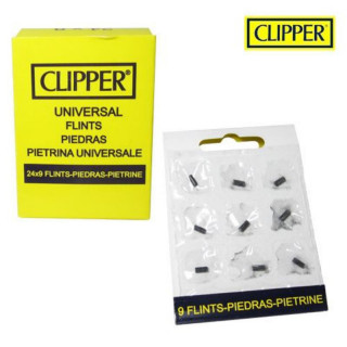 Sachet de 9 pierres à briquet Clipper