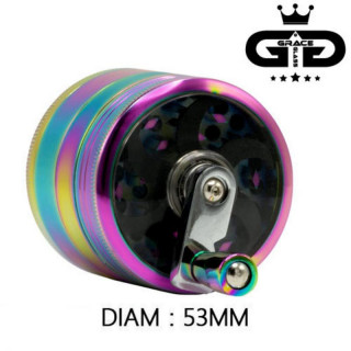 Grinder grace Amsterdam 53mm 4 parties - BN-40MT