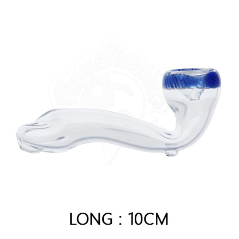 Pipe en verre 10 cm mix couleurs - MGP38