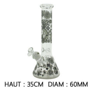 Bang en verre 35 cm phosphorescent - WF509-2