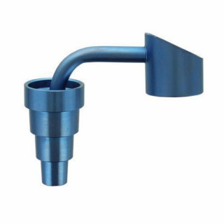 Douille clou en titane bleu - idéal pour BHO - 10/14,5/18,8 mm
