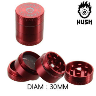 Grinder Kush Argos 30mm 4 parties Rouge