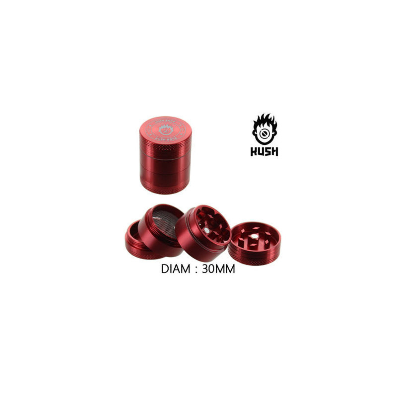 Grinder Kush Argos 30mm 4 parties Rouge