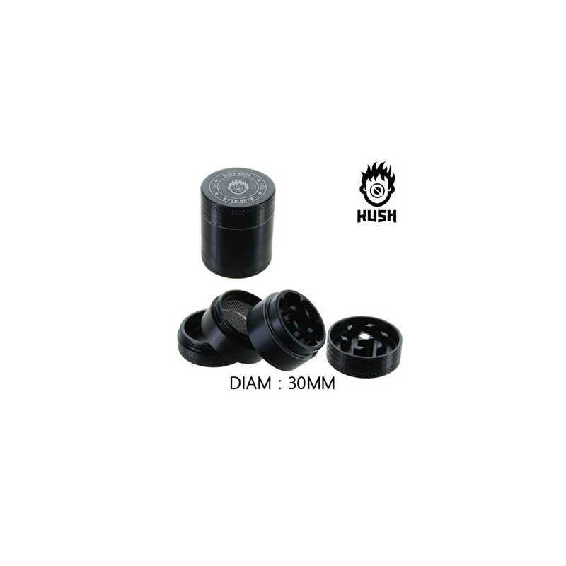 Grinder Kush Argos 30mm 4 parties Noir