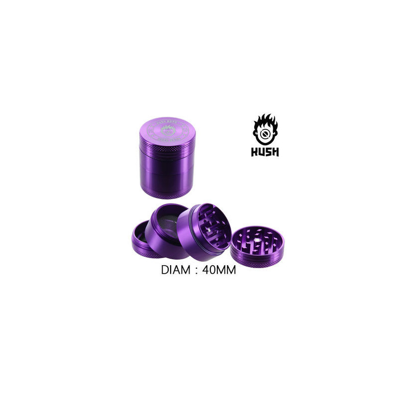 Grinder Kush Argos 40mm 4 parties Violet