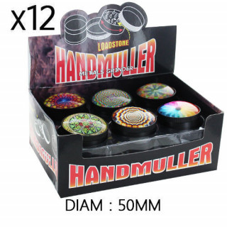 Grinder Psychedelic 50mm 3 parties - Divers motifs