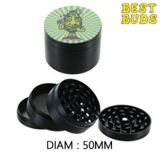 Grinder Alu Best Bud 50mm 4 parties