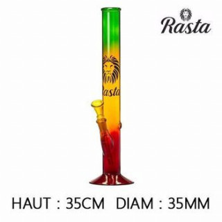 Bang en verre Rasta 35cm