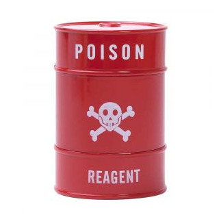 Grinder Baril 3 parties Hornet - Rouge