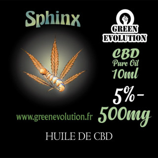 Huile de CBD - Sphinx oil - Green evolution