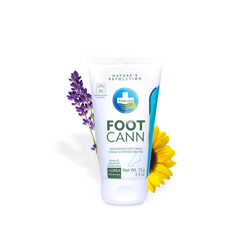Footcann - Crème pour les pieds biologique - Annabis - Cosmétiques CBD