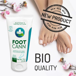 Footcann - Crème pour les pieds biologique - Annabis - Cosmétiques CBD