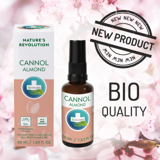 Cannol Huile d'amande et de chanvre bio - Annabis - 15ml - Cosmétiques CBD