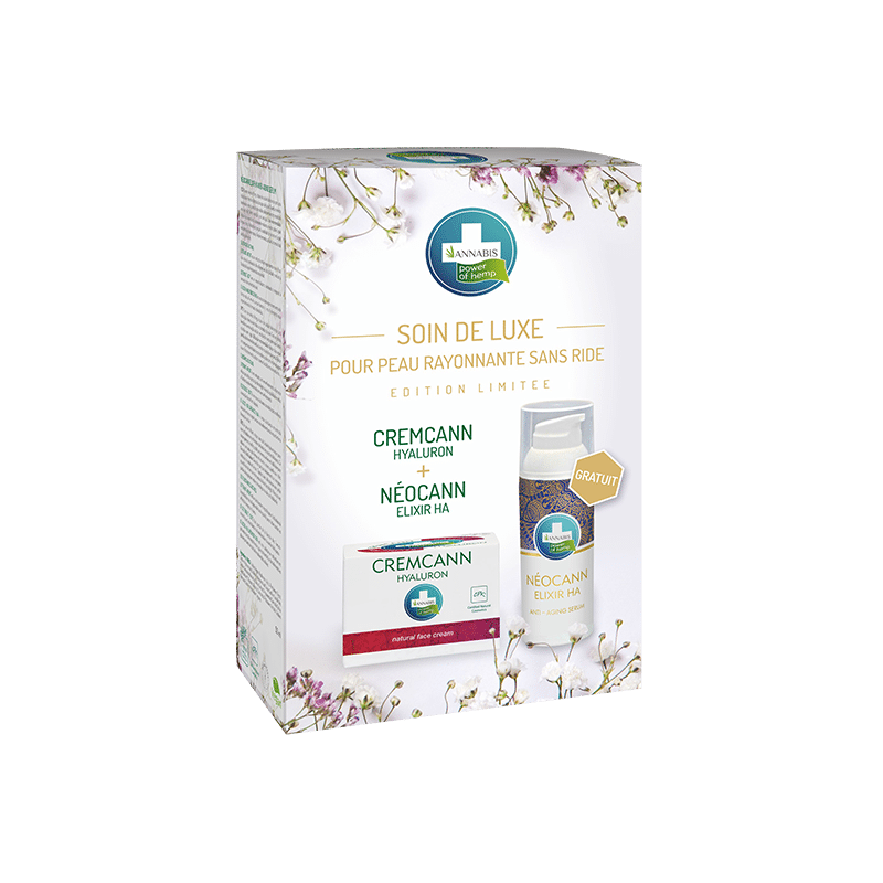 EDITION LIMITEE - Cremcann Hyaluron crème visage + Elixir de Jeunesse Neocann Offert - Annabis - Cosmetique CBD