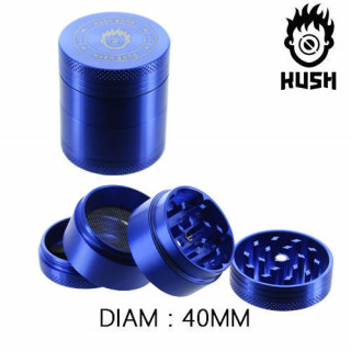 Grinder Kush Argos 40mm 4 parties Bleu