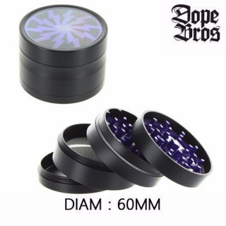 Grinder Alu 60mm 4 parties Violet - SD630