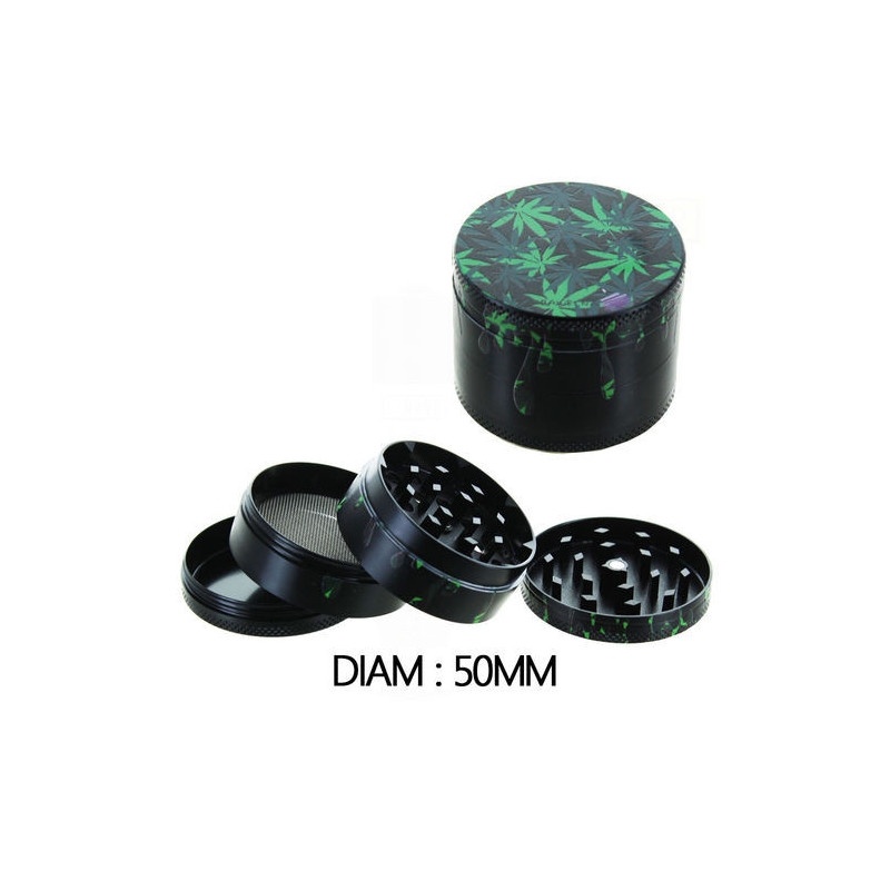 Grinder alu leaf 50 mm 4 parties