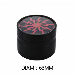 Grinder Alu 60mm 4 parties Rouge - SD630