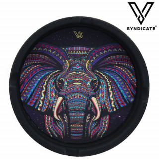 Cendrier rond en silicone Eléphant