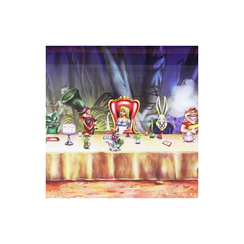 Plateau de roulage Alice Dinner en métal