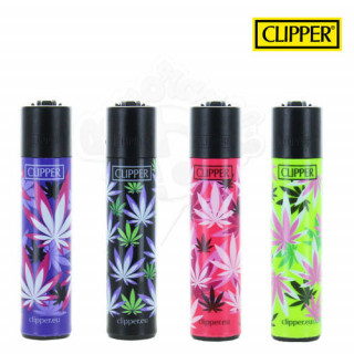 Briquet - Multi-couleurs - Feuilles Canna - Clipper