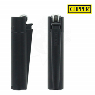 Briquet - Black Mat - Metal - Clipper