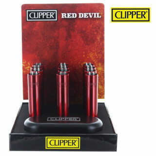 Briquet - Red Devil - Metal - Clipper