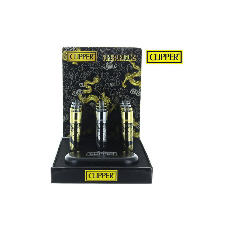 Briquet Clipper Gold - L'as du CBD