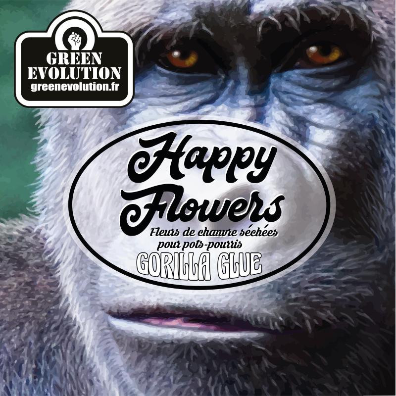 Gorilla Glue - Fleurs de CBD - Happy Flowers - ROOTS.FR