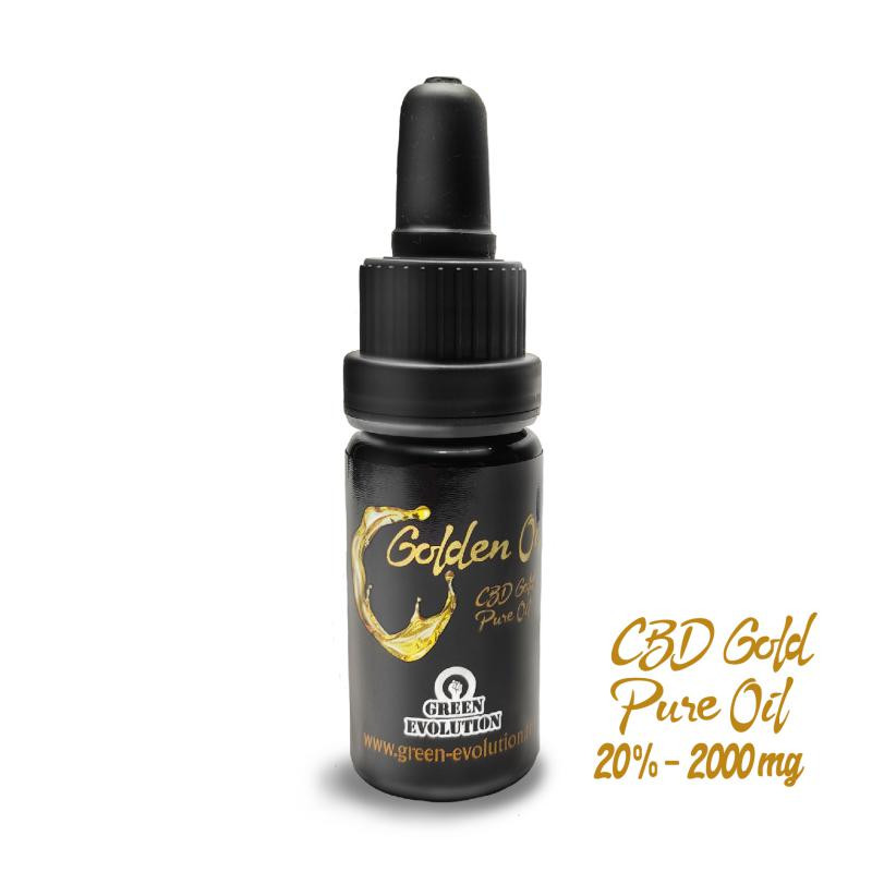 Huile cbd pure golden oil 20% - 10ml - 2000mg