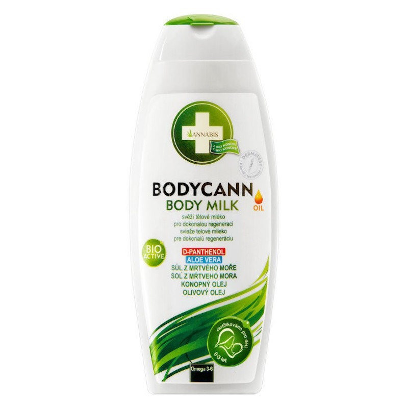 Bodycann annabis lait pour le corps 250 ml Bodycann annabis lait pour le corps 250 ml