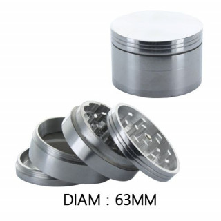 Grinder alu 63mm 4 parties