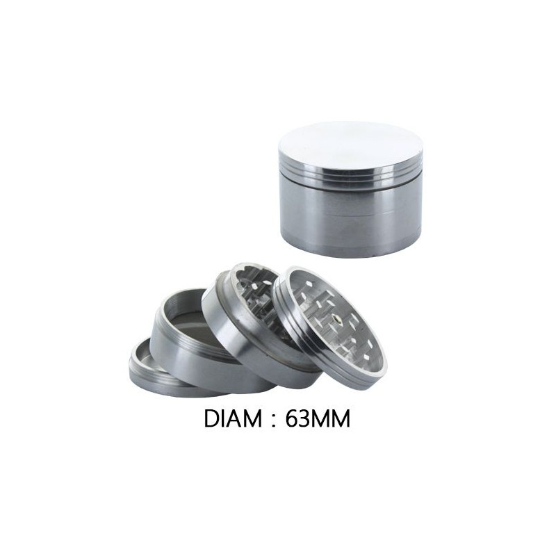Grinder alu 63mm 4 parties Grinder alu 63mm 4 parties