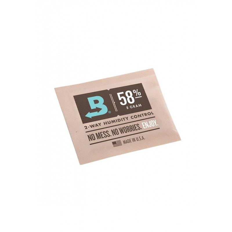 Régulateur d'humidité 58% - Sachet de 8g - Boveda