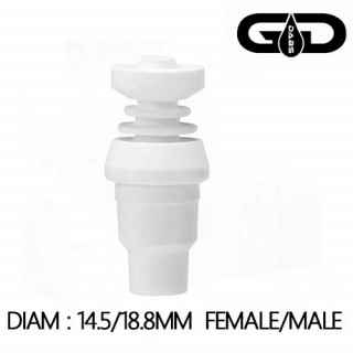 Douille Clou en Céramique Female/Male - 14.5/18.8mm - Grace Dabs