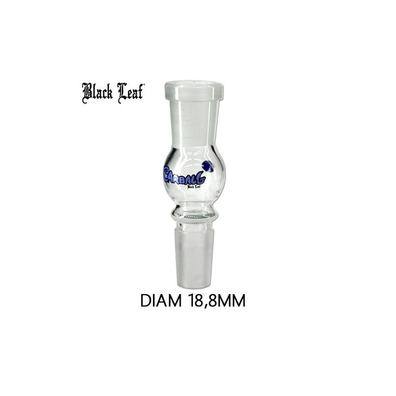 Douille Adaptateur en Verre pour charbon actif - 18.8mm