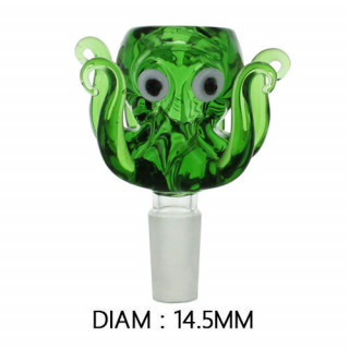 Douille en verre Octopus - vert - GA21