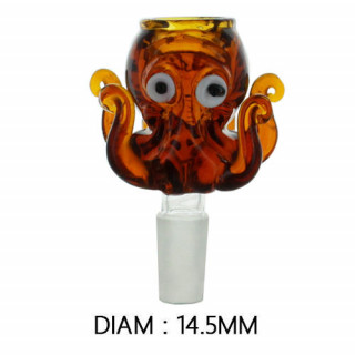 Douille en verre Octopus - rouge - GA21
